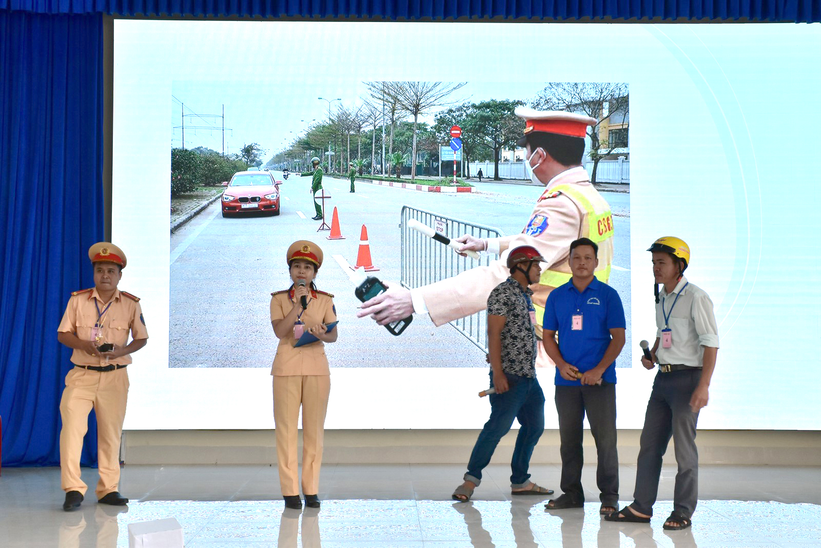 Huyện Châu Thành tổ chức Hội thi “Thanh niên với an toàn giao thông - Thượng tôn pháp luật để xây dựng văn hóa giao thông an toàn” năm 2023