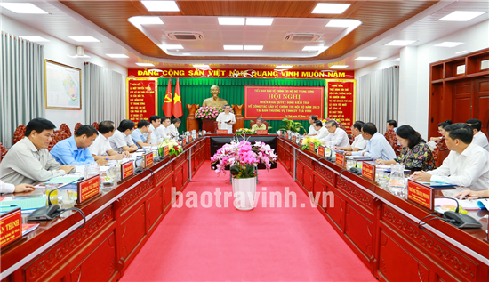 Triển khai kế hoạch kiểm tra công tác bảo vệ chính trị nội bộ tại Trà Vinh