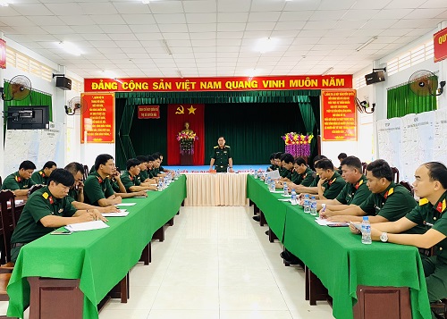 Bộ Chỉ huy quân sự tỉnh Trà Vinh kiểm tra toàn diện Ban Chỉ huy quân sự thị xã Duyên Hải