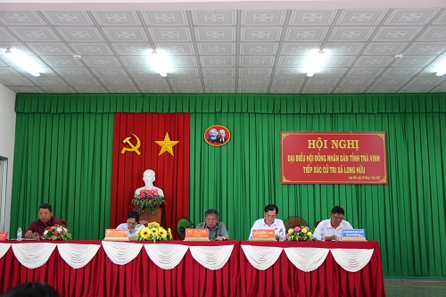 Đại biểu Hội đồng Nhân dân tỉnh Trà Vinh khóa X nhiệm kỳ 2021 – 2026 tiếp xúc hơn 80 bà con cử tri xã Long Hữu