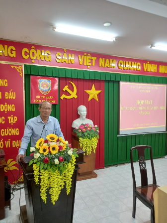Sở Tư pháp tỉnh Trà Vinh tổ chức họp mặt công chức, viên chức và người lao động mừng Đảng, mừng Xuân Quý Mão năm 2023